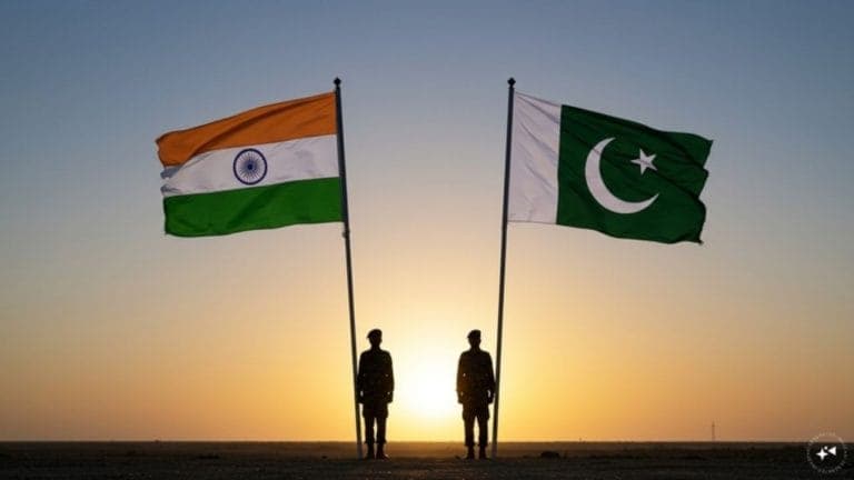india pakistan flags