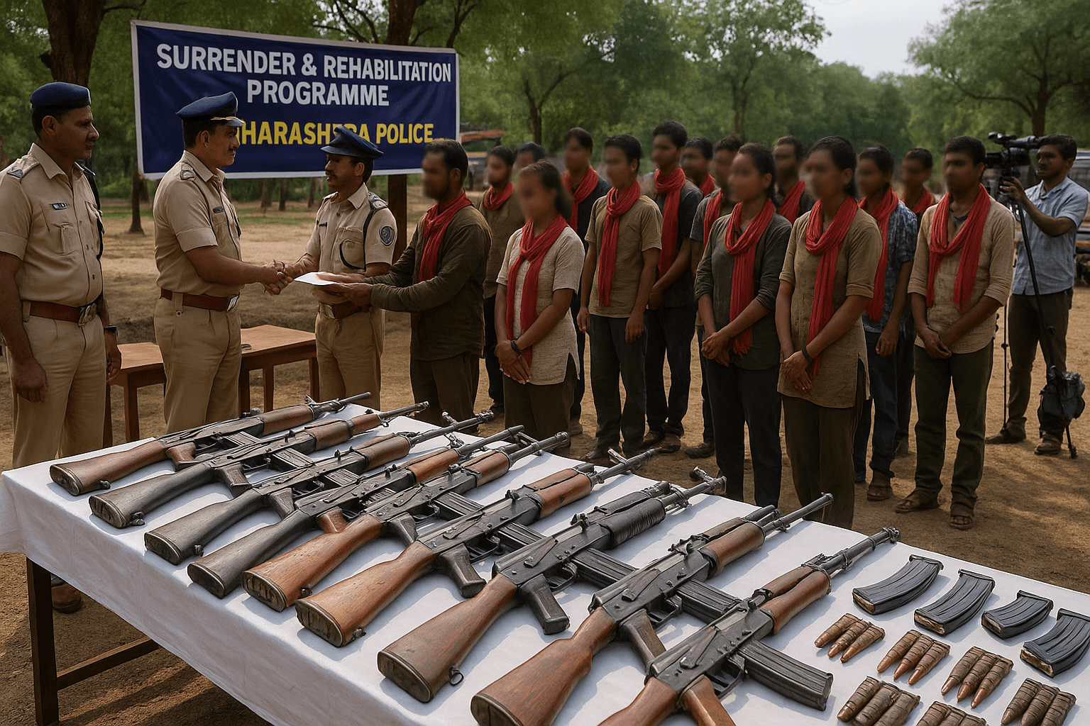 Explained: 61 Maoists lay down arms in Maharashtra — why it matters